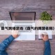 霸气网络游戏（霸气的网游名称）