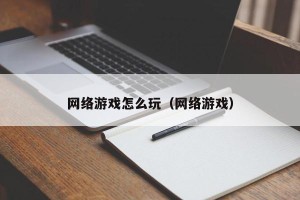 网络游戏怎么玩（网络游戏）
